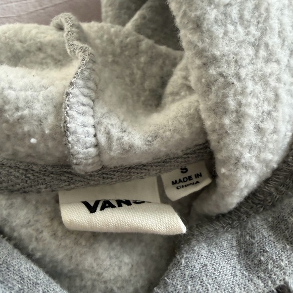 Vans Light Gray Fleece Hoodie - Picture 2 of 2